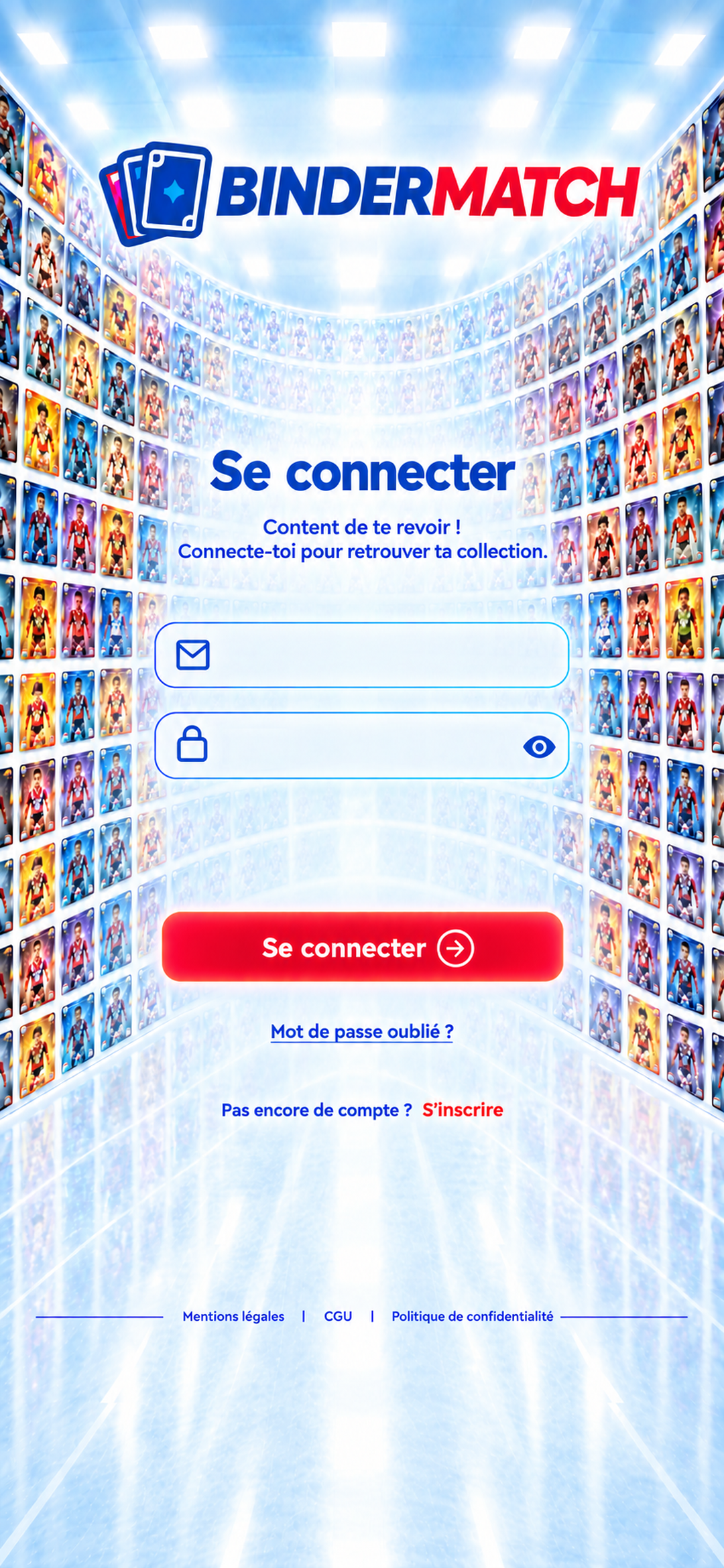 BinderMatch - Se connecter
