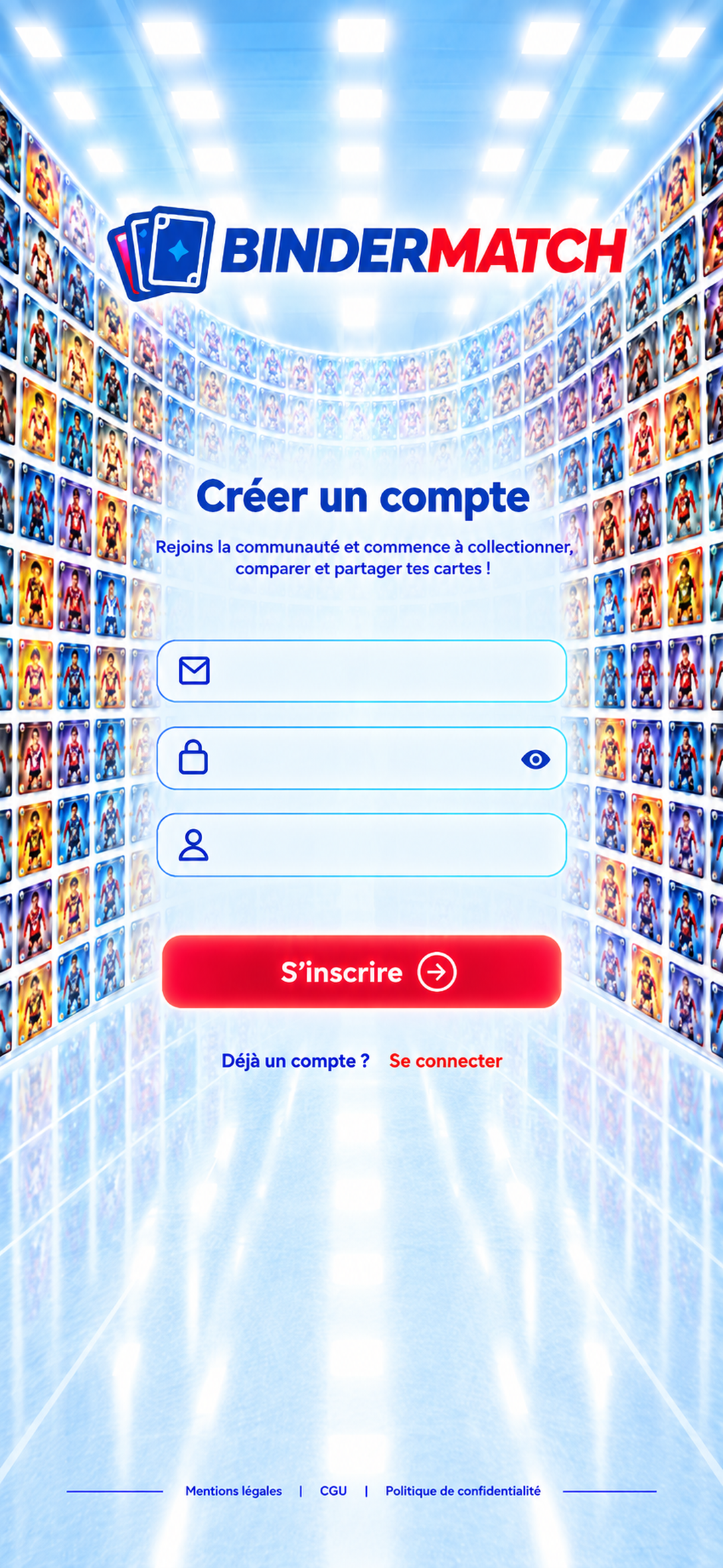 BinderMatch - Créer un compte